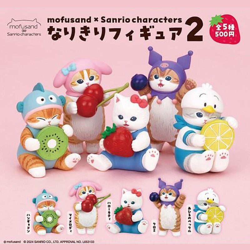 Mofusand x Sanrio Characters Narikiri Figure Ver.2 Capsule
