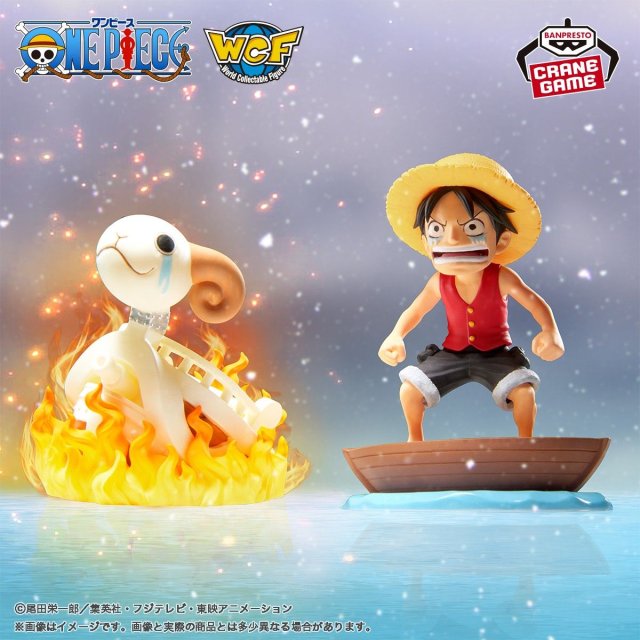Banpresto One Piece World Collectable Figure Log Stories Monkey D. Luffy & Going Merry