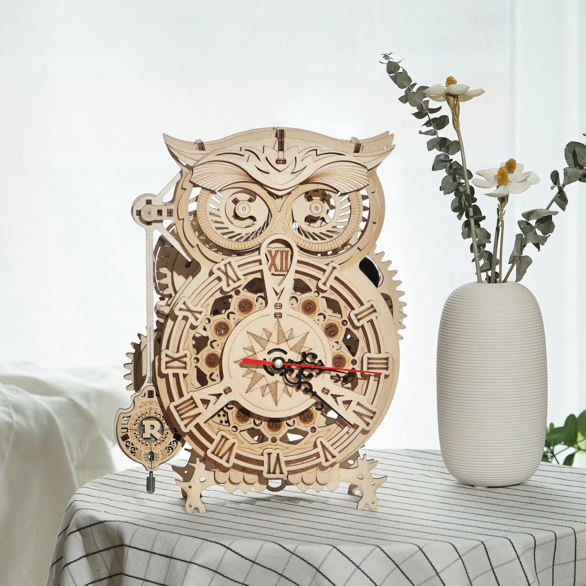 ROKR Mechanical Gear LK503 Owl Clock – Treehouse Toys