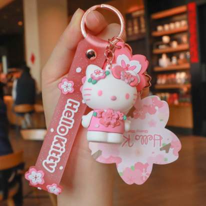 Sanrio Cherry Blossom Hello Kitty Keychain – Treehouse Toys