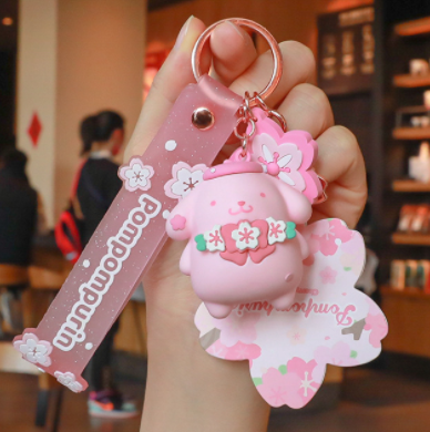 Sanrio Cherry Blossom Pompompurin Keychain – Treehouse Toys