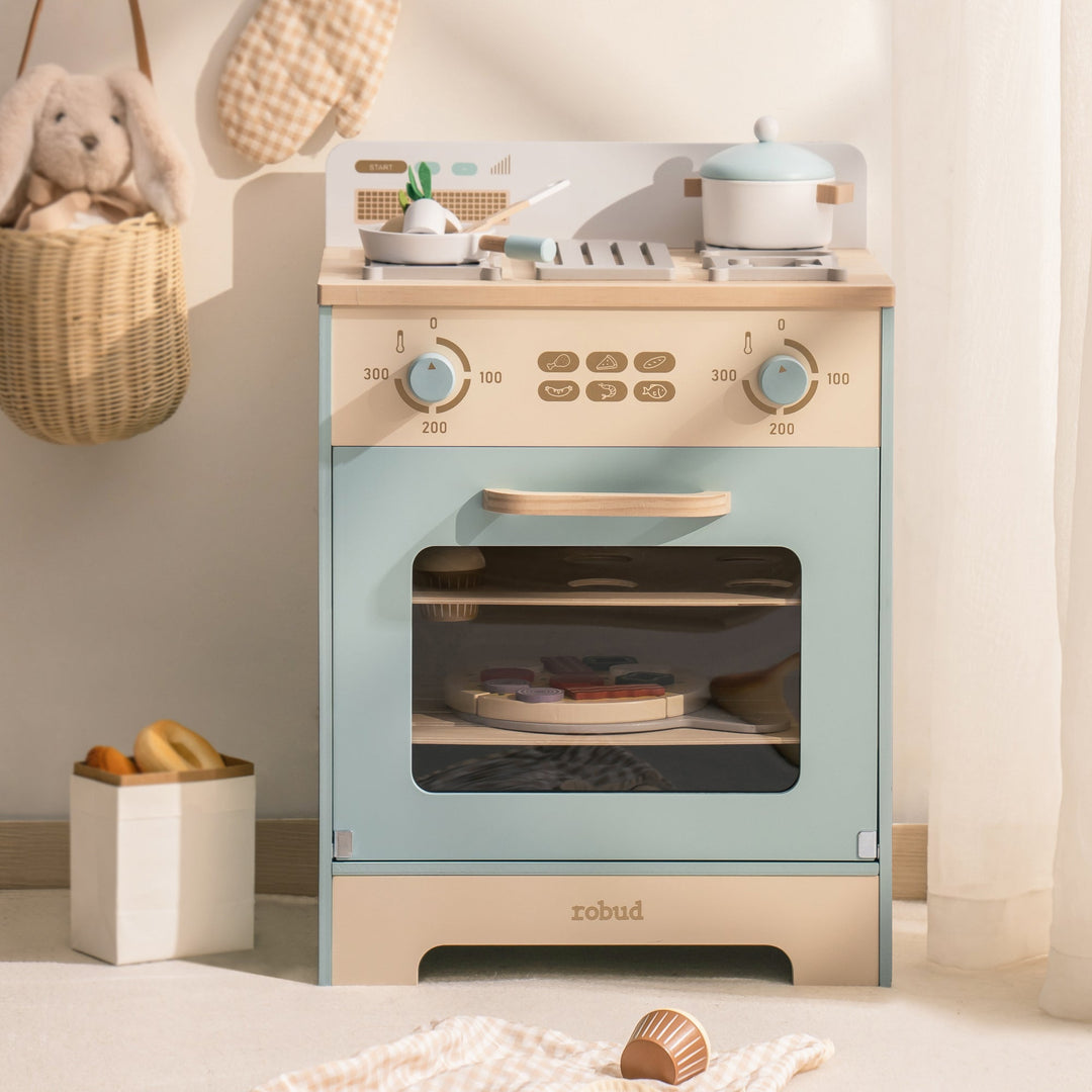 Robud WCF28 Green and Gold Oven