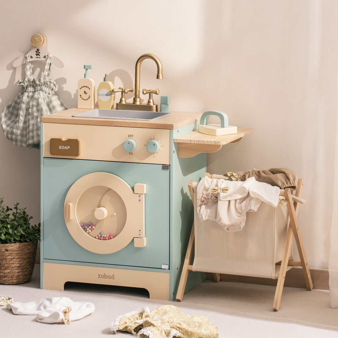 Robud WCF30 Green and Gold Washing Machine