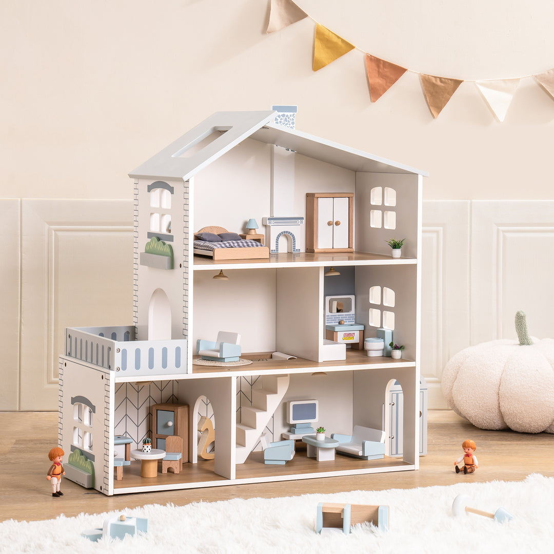 Robud WDH09 Nodic Wooden Doll House