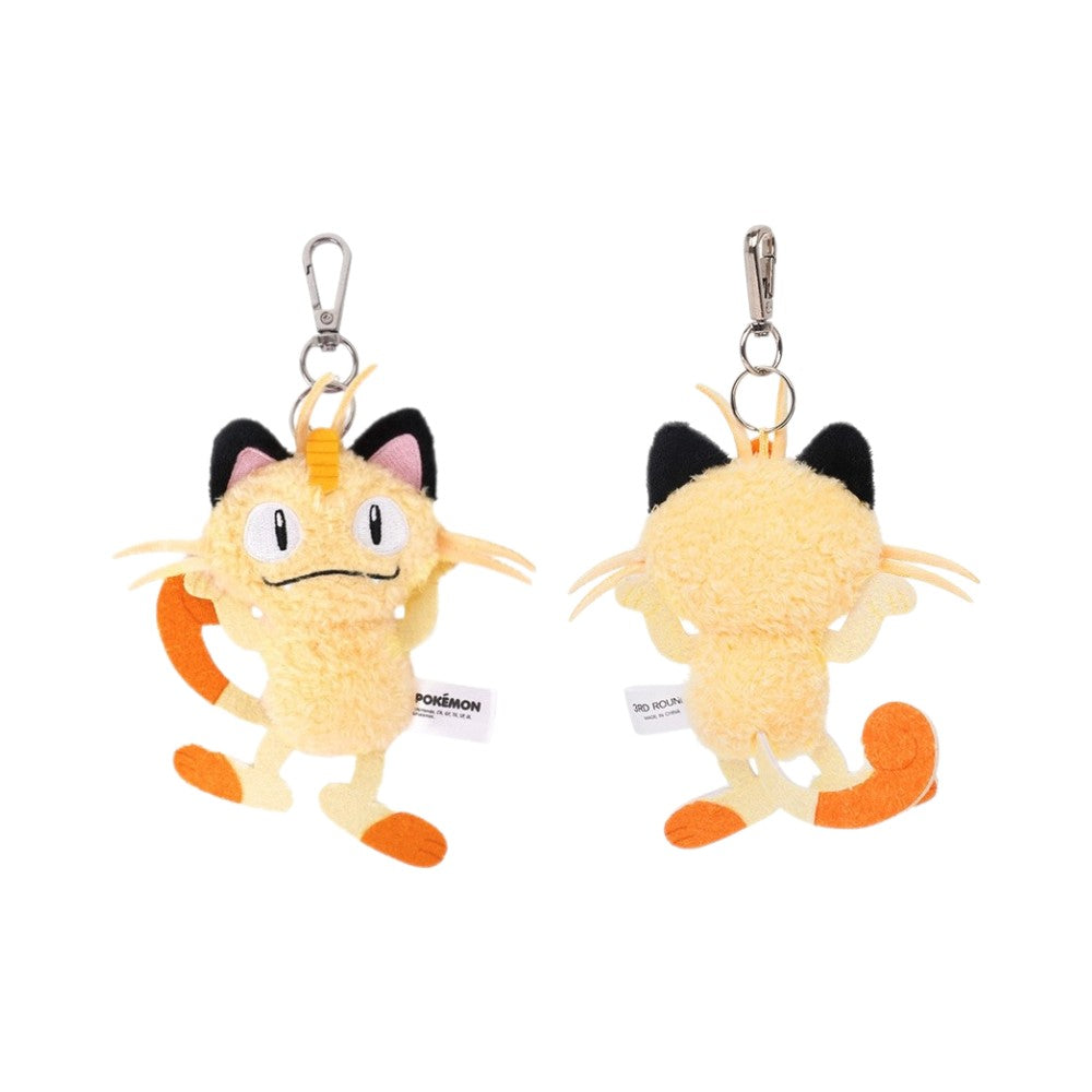 Pokemon Flat Keyring 5" Meowth