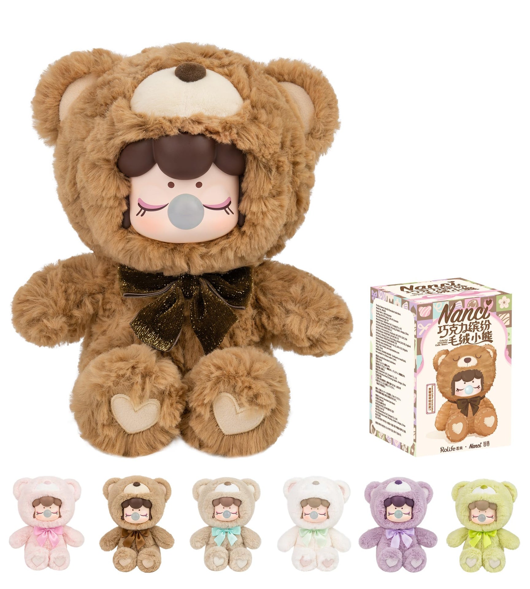 RT MNAXX Nanci Colorful Chocolate Cuite Bears Blind Box (6/1