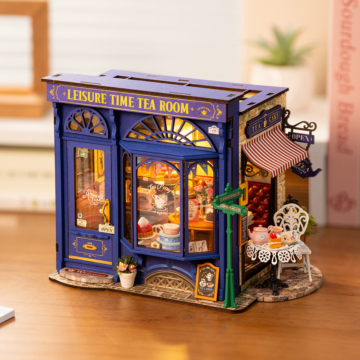 Rolife DIY House Market Series DG171 Leisure Time Tea Room