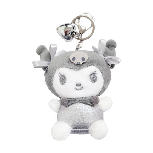 Sanrio Silver Heart 3" Keyring Kuromi