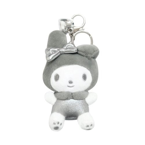 Sanrio Silver Heart 3" Keyring My Melody