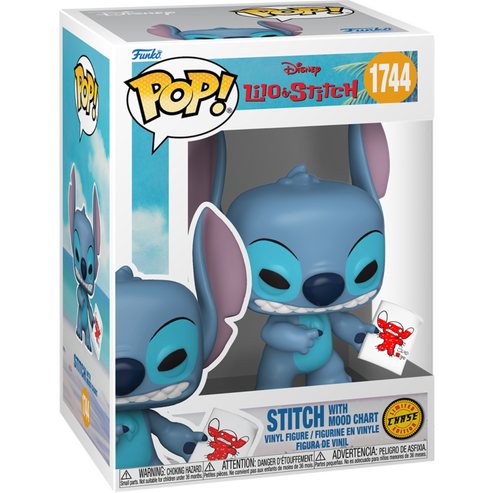 Funko PoP! 1744-Lilo&Stitch Stitch with Mood Chart Chase