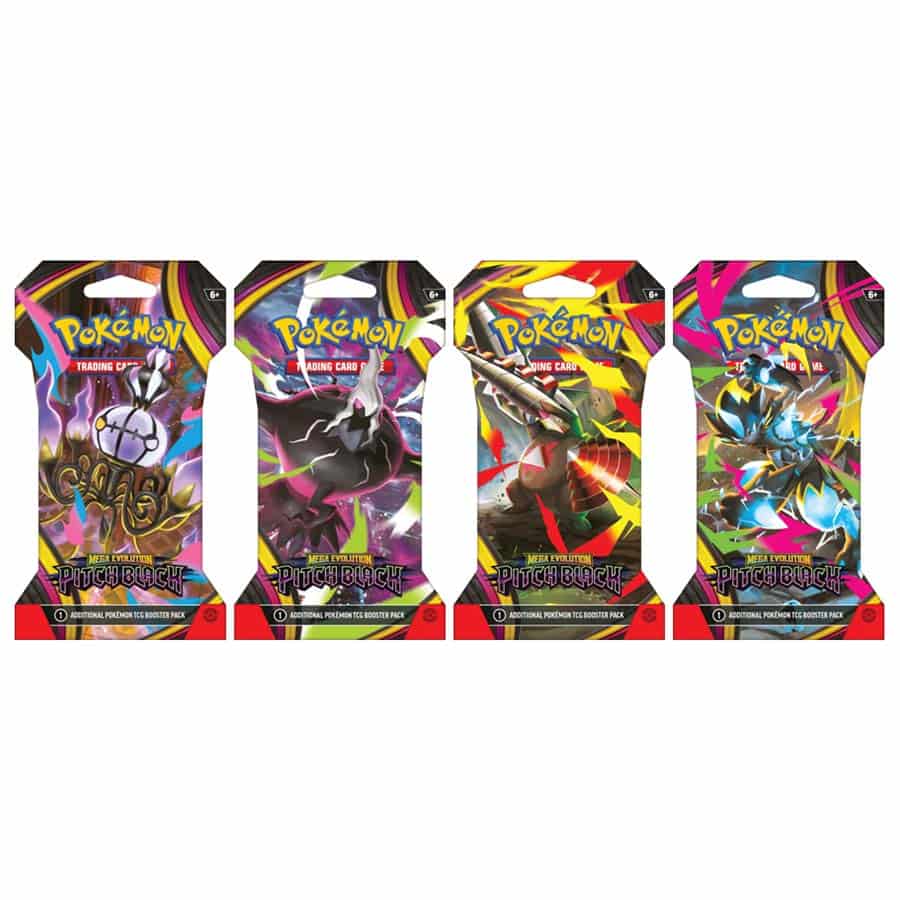 Pokemon TCG: Mega Evolution Pitch Black Sleeved Blister Pack