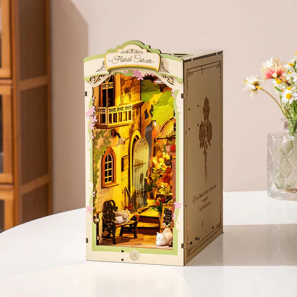 Rolife DIY House Book Nook Series TGB09 Floral Corner