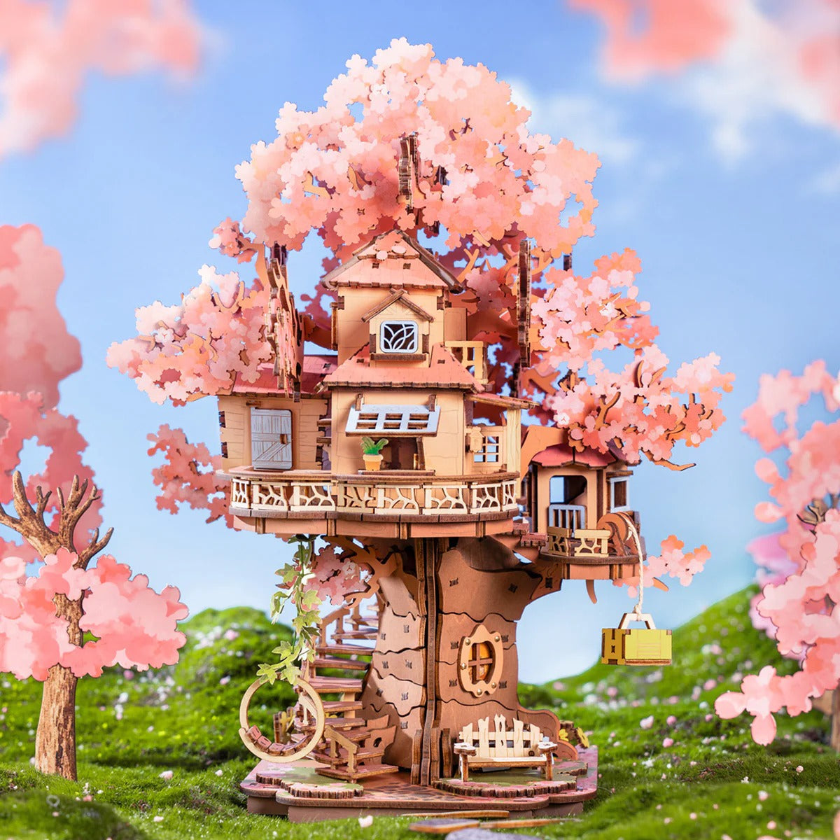 Rolife Classical Puzzle Series TGS04 Sakura Tree House – Treehouse