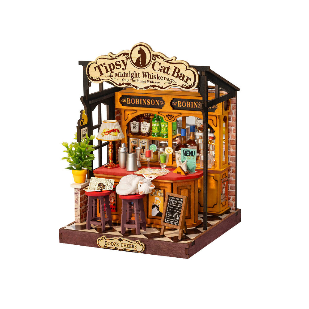 Rolife DIY House Mini Series DS054 Tipsy Cat Bar