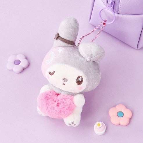 Sanrio My Melody Special 3" Keyring 50th Anniversary Gray