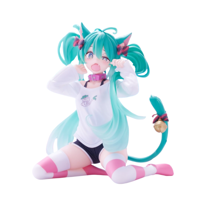 Taito Hatsune Miku Desktop Cute Nekomimi Cat Ear T-Shirt Ver