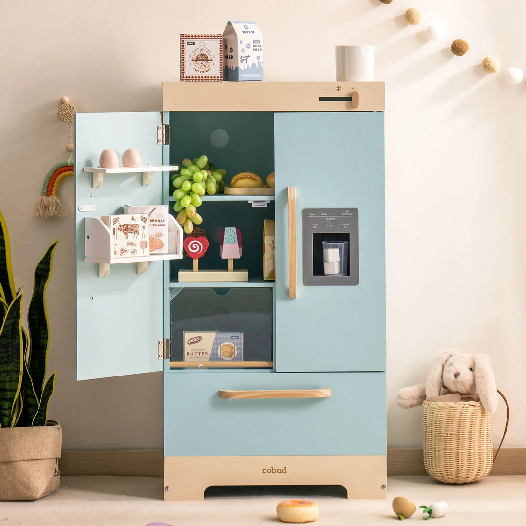 Robud WCF29 Green and Gold Refrigerator