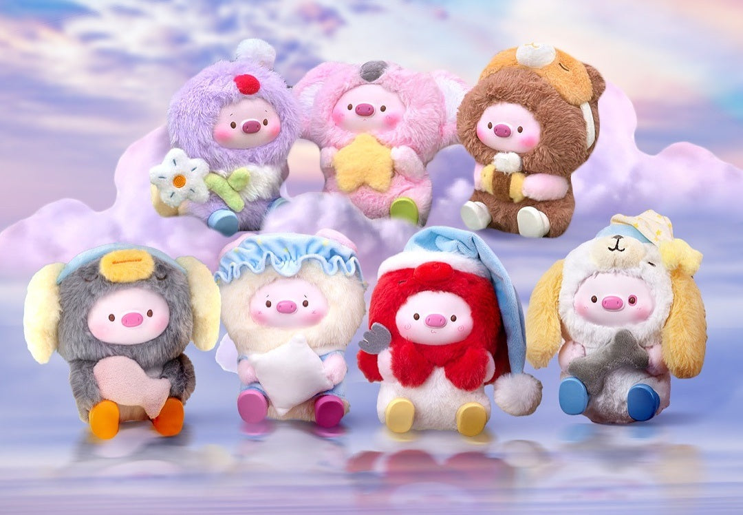 GeeGeePig-Pajamas Lullabies Keychain Blind Box (6/1)