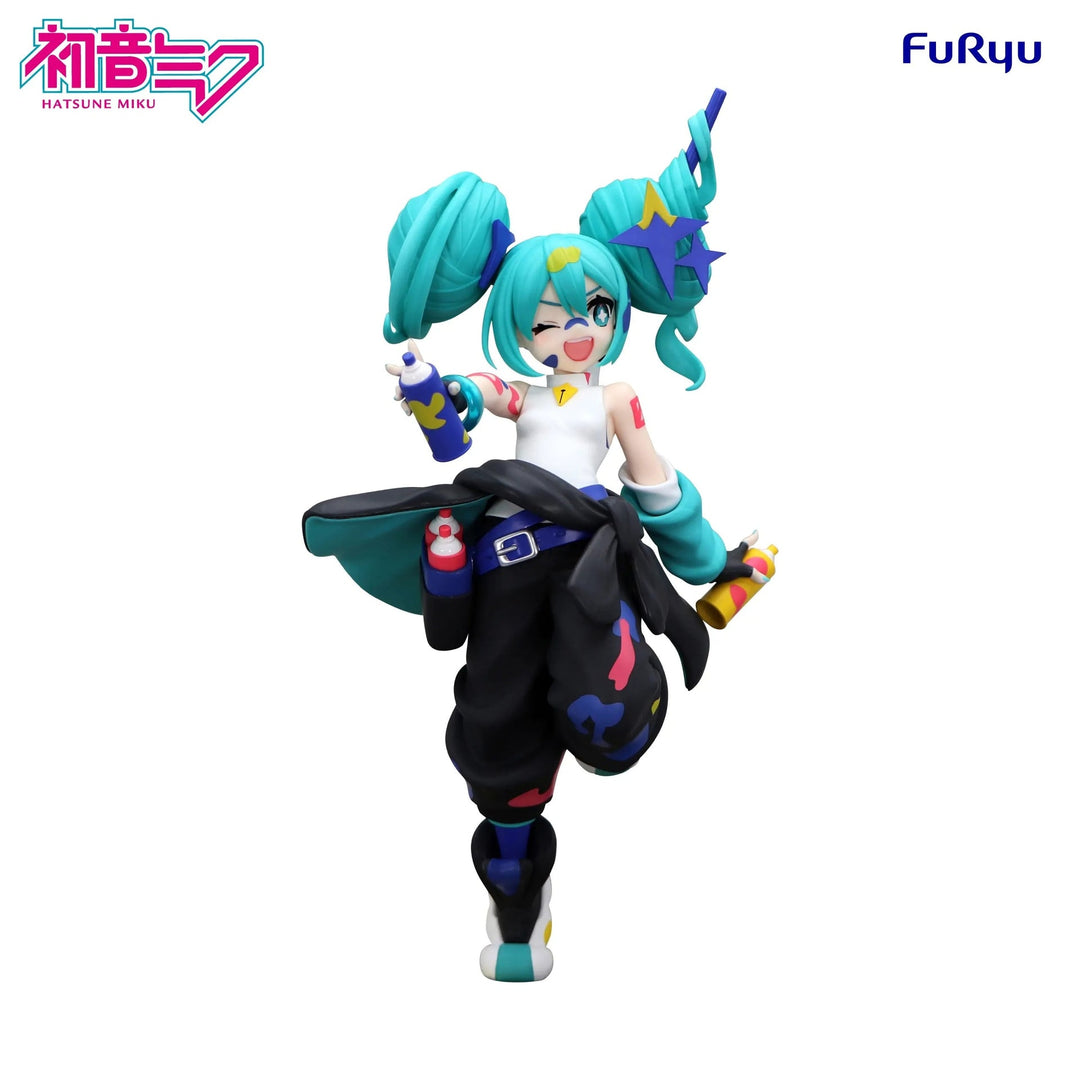 Furyu Hatsune Miku Muchute Paint Gril Another Color Ver