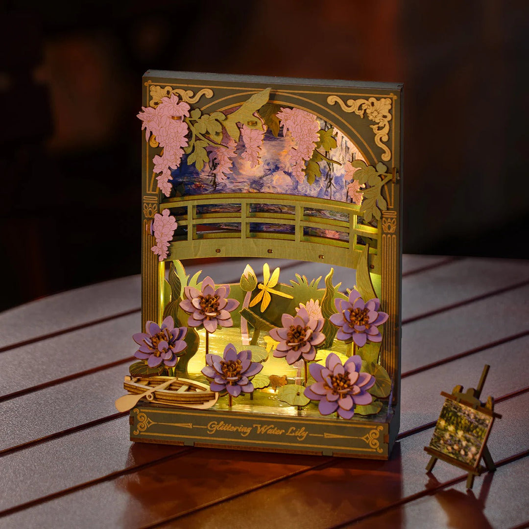 Rolife Rowood Flower Series TH001 Glittering Water Lily